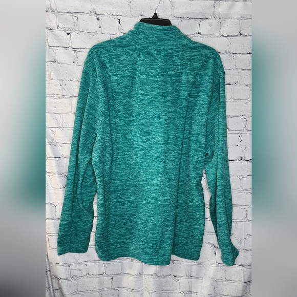Tommy Bahama Teal Fleece Quarter-Zip Pullover Size Large - Picture 5 of 7